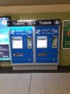 Vending machines for train tickets in Belgium